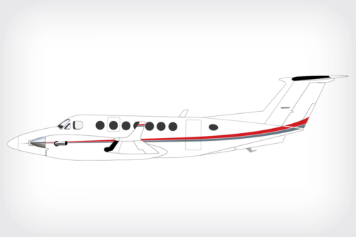 King Air 350 paint design