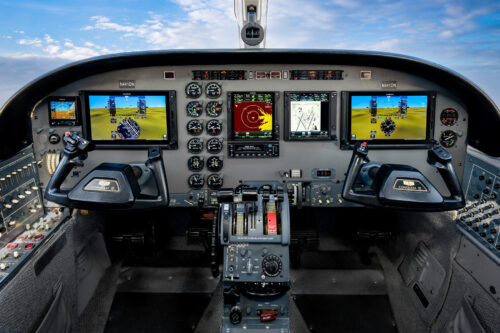 Cessna 441 Conquest II panel upgrade
