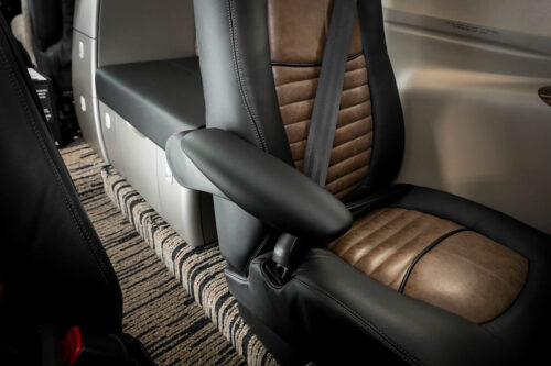 Cessna Mustang leather seats