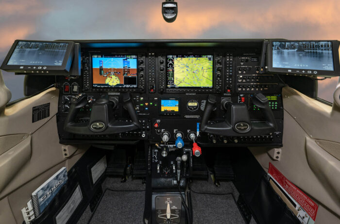 Surveillance Camera Cockpit Monitors