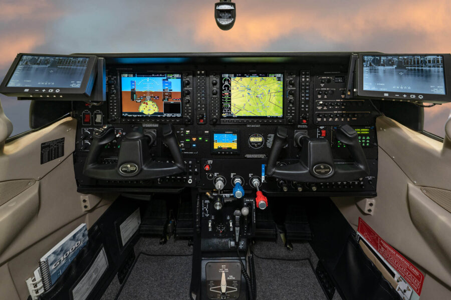 Surveillance Camera Cockpit Monitors